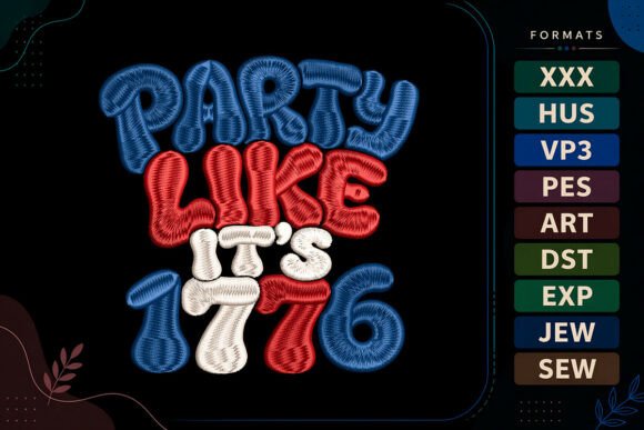 4th of July Patriotic Quote Embroidery Design Review