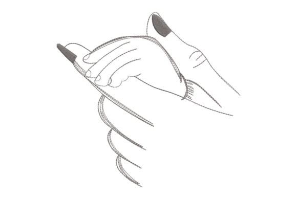 Angel Wings Line Art
