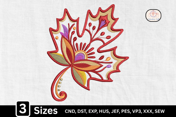 Folk Art Maple Leaf: A Seasonal Embroidery Review for Holiday Product Makers
