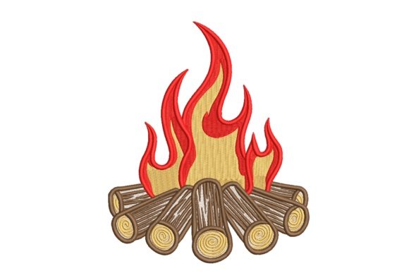 h1>Campfire Flames Logs Embroidery Design Review