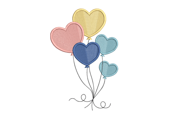 h1Pastel Heart Balloon: A Versatile Embroidery Design for Small Business Branding/h1
