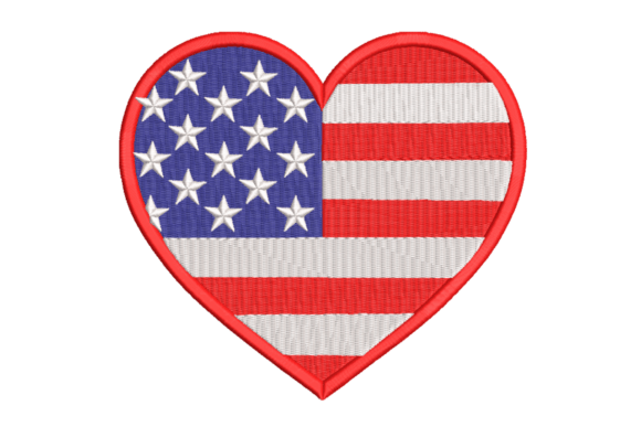 h1USA Flag Heart Embroidery Design Review for Boutique Apparel/h1