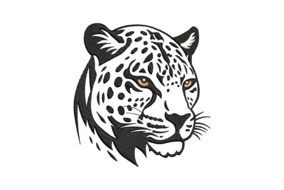 Jaguar Face Embroidery Design Review for Boutique Sweatshirts