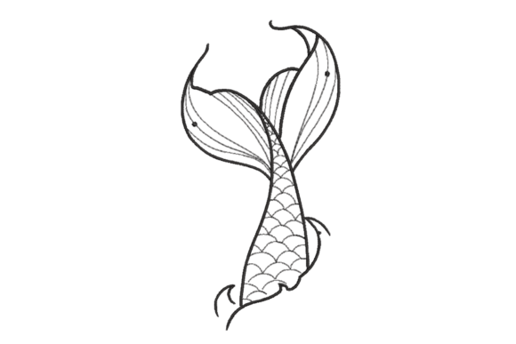 Minimalist Koi Fish Embroidery Design Review
