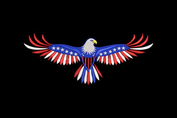 Patriotic USA Bald Eagle: A Seasonal Embroidery Review