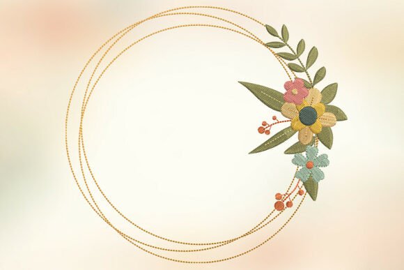 Retro Gold Hoop Botanical Border: A Designer’s Review for Personalized Gifts