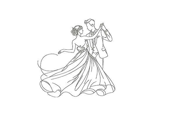 Romantic Couple Dancing: A Craft Fair Review for Wedding-Themed Embroidery Lovers