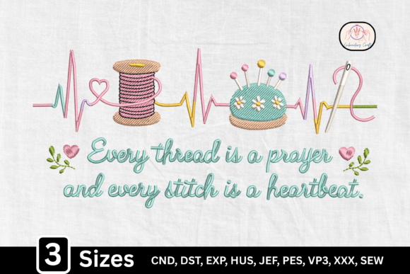 Sewing Lover Sewing Heartbeat: A Thoughtful Design for Craft Makers and Etsy Sellers